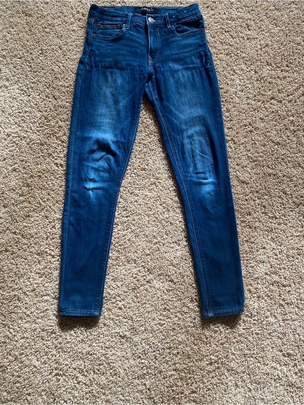 Express Dark Blue Skinny Jeans